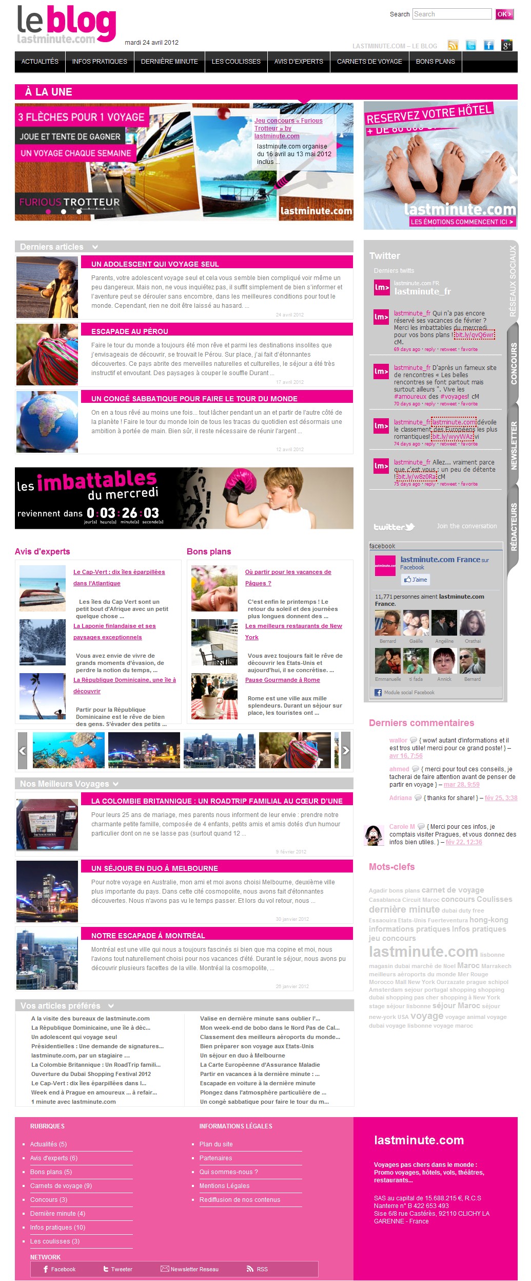 Le blog de Lastminute