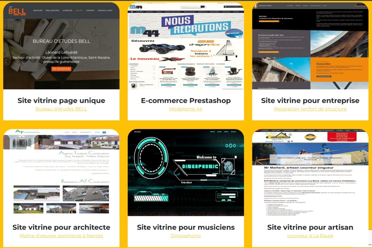 Démos de sites vitrine