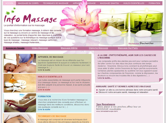 Info Massage